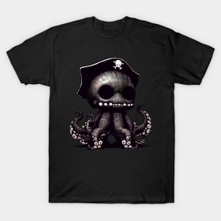 Spooky stuffed toy pirate kraken T-Shirt